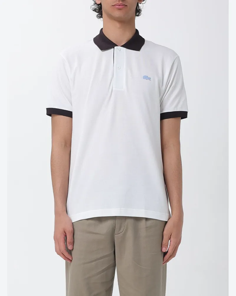 Lacoste Baumwoll-Polo mit Logo Weiß