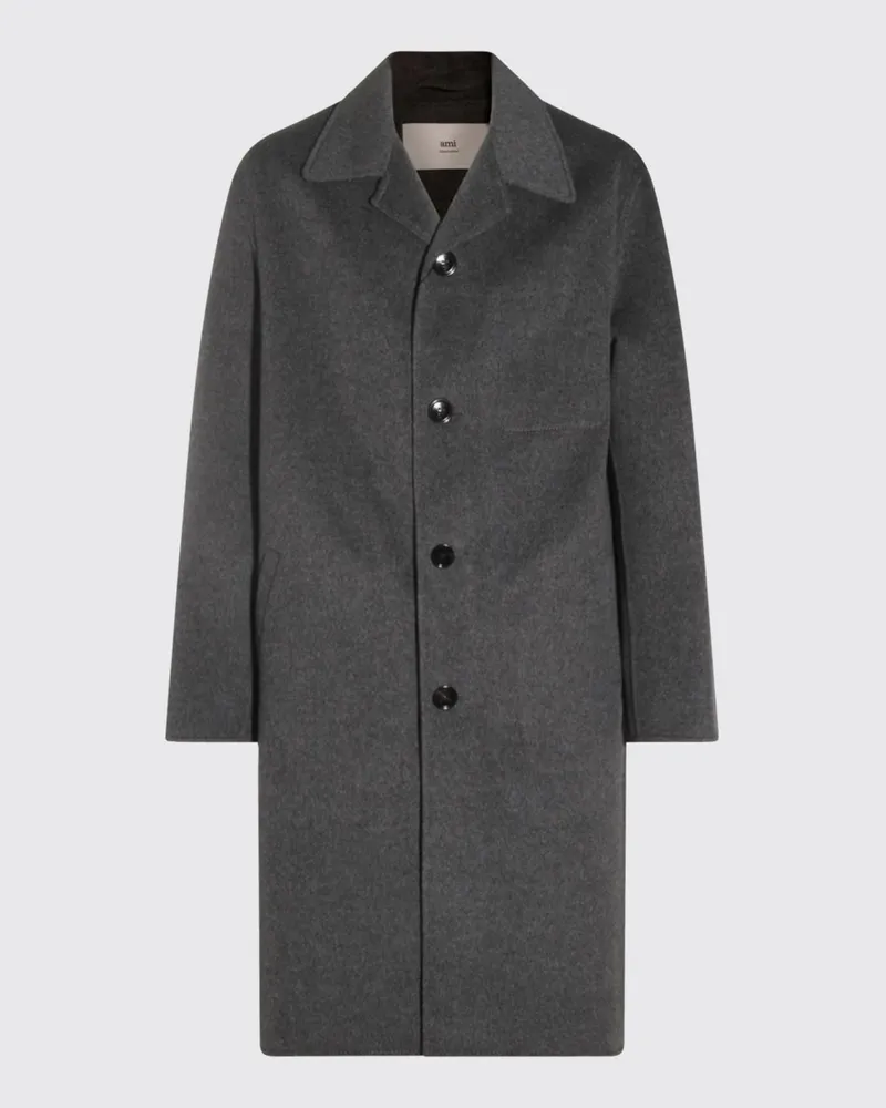 AMI Paris Mantel herren Grau
