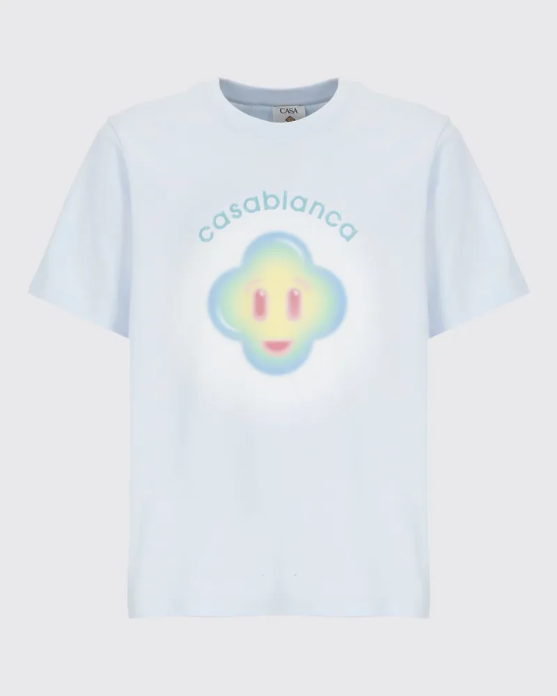 Casablanca Paris T-shirt herren Hellblau