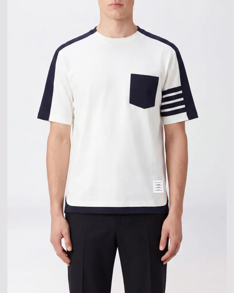 Thom Browne T-shirt herren Weiß