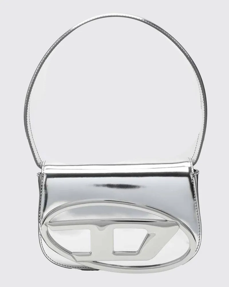 Diesel Schultertasche damen Silber
