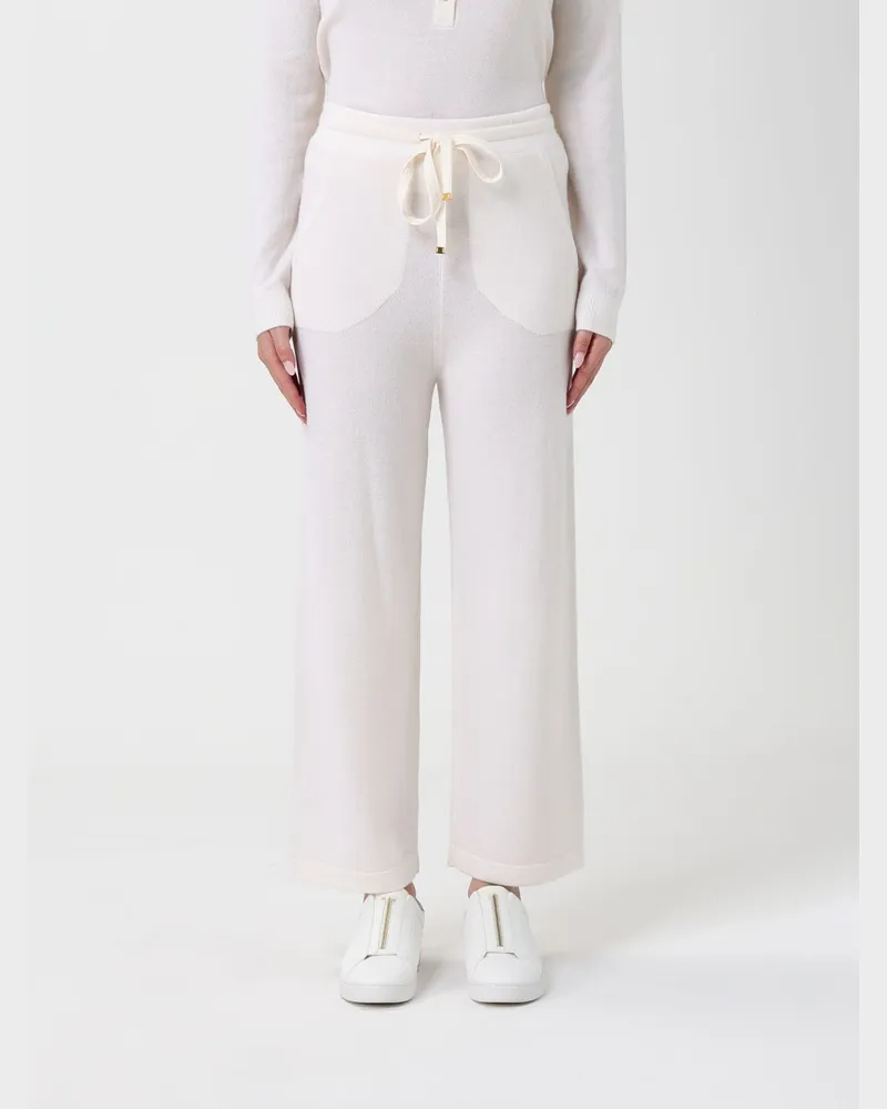 Elisabetta Franchi Hose damen Milch