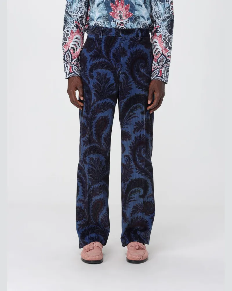 Etro Hose herren Blau