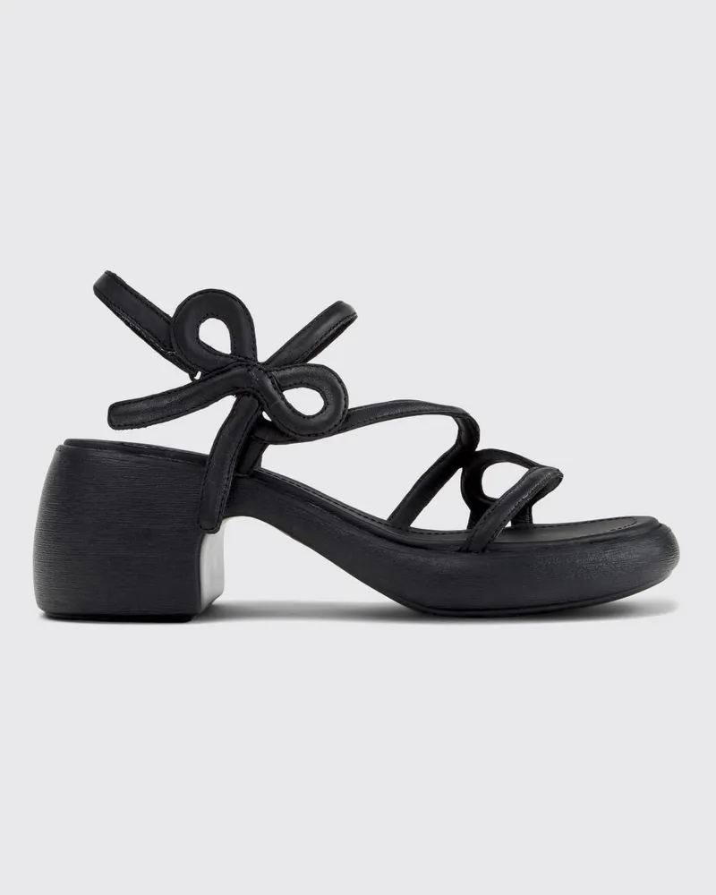 Camper Sandalen mit absatz damen Schwarz