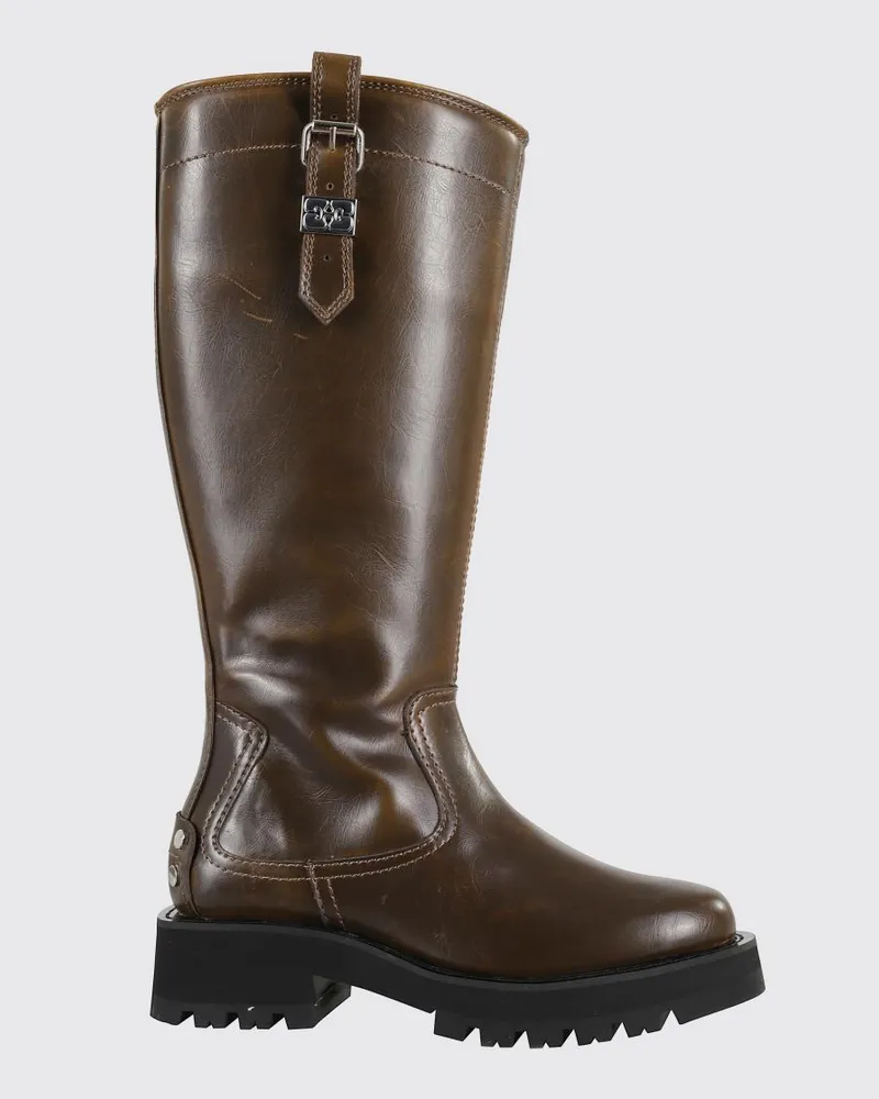 Ganni Schuhe damen Olive