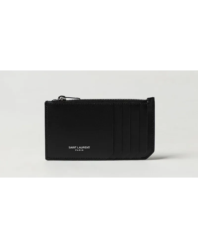 Saint Laurent Portmonnaie herren Schwarz
