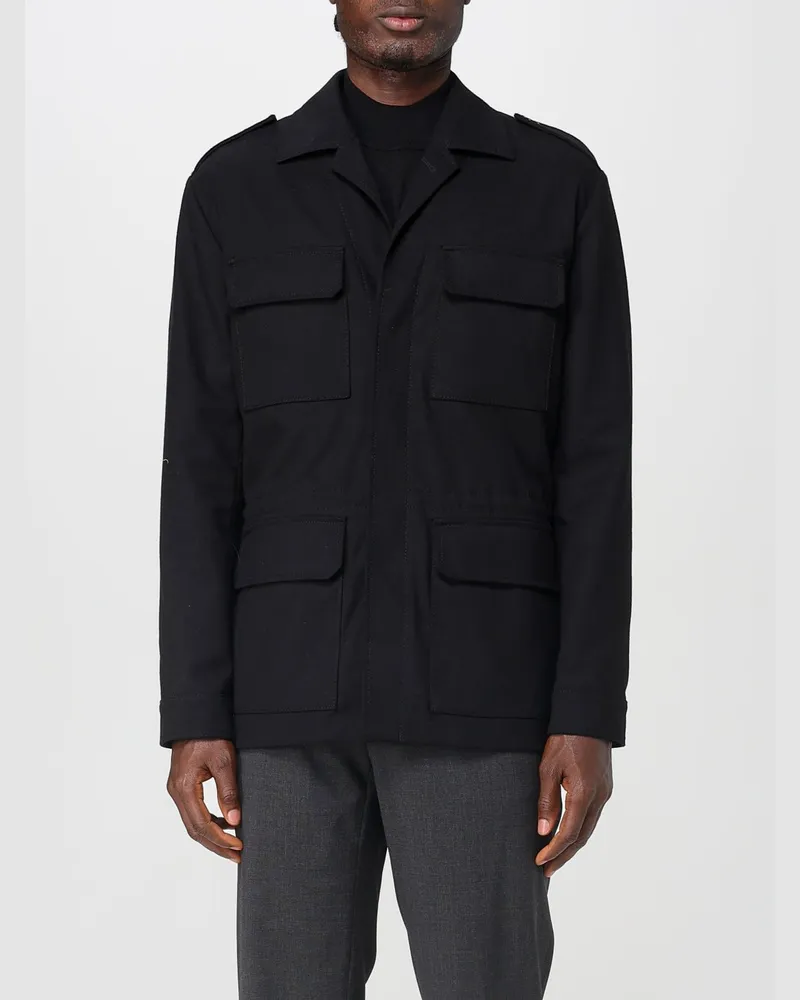 Paolo Pecora Milano Jacke herren Schwarz