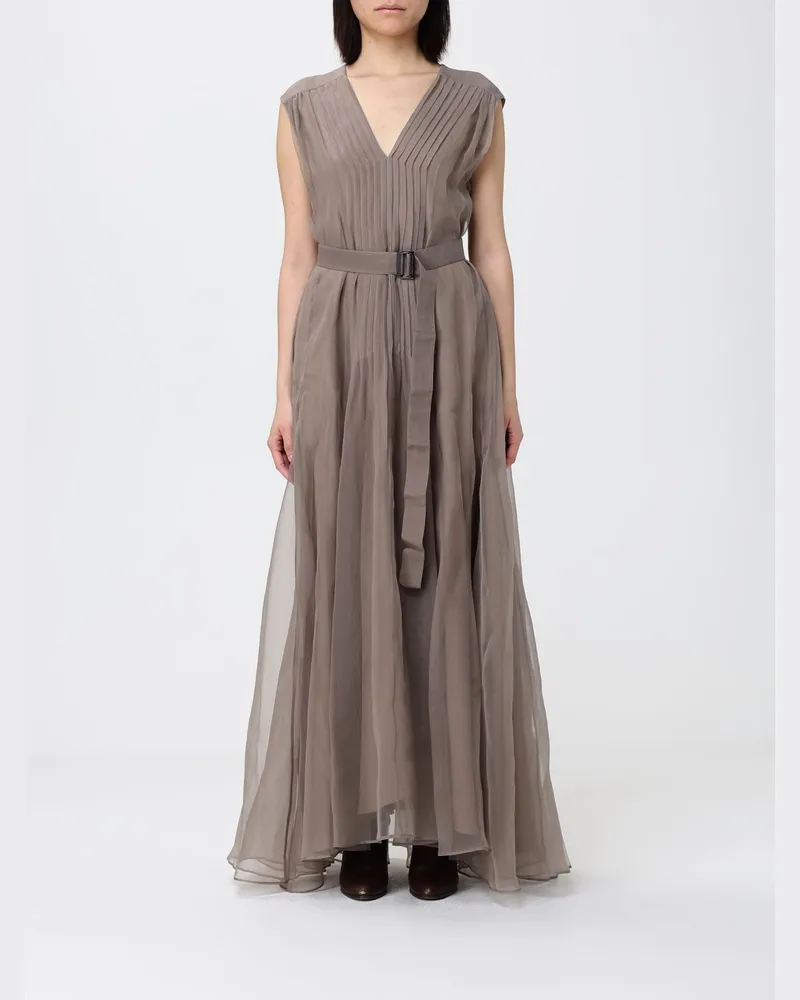 Brunello Cucinelli Kleid damen Beige