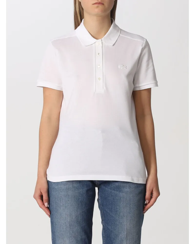 Lacoste Damen Polo Weiß