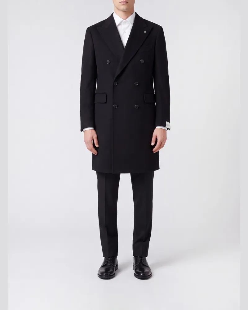 Tagliatore Mantel herren Schwarz