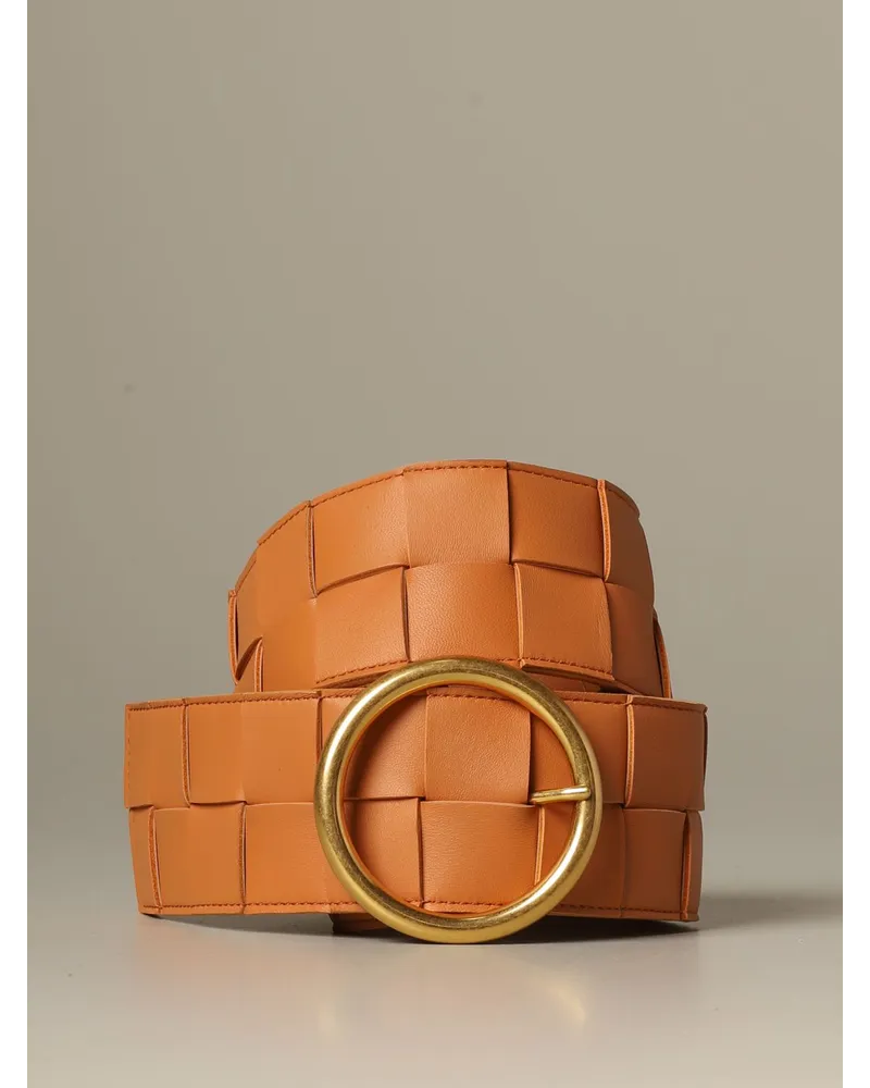Bottega Veneta Damen Grtel Camel