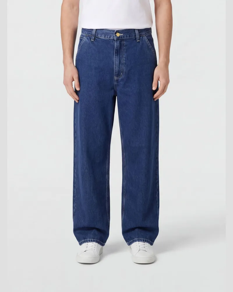 Carhartt WIP Simple Jeans mit weitem Bein aus blauem Baumwolldenim Denim