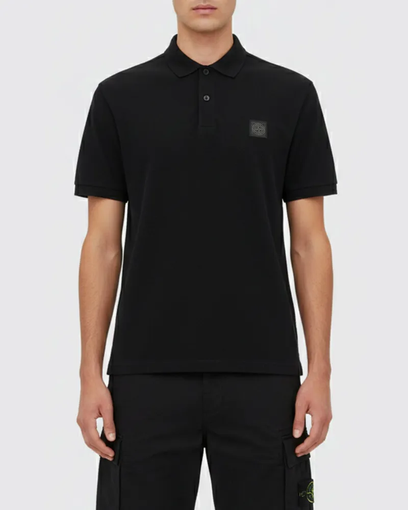 Stone Island Polo herren Schwarz