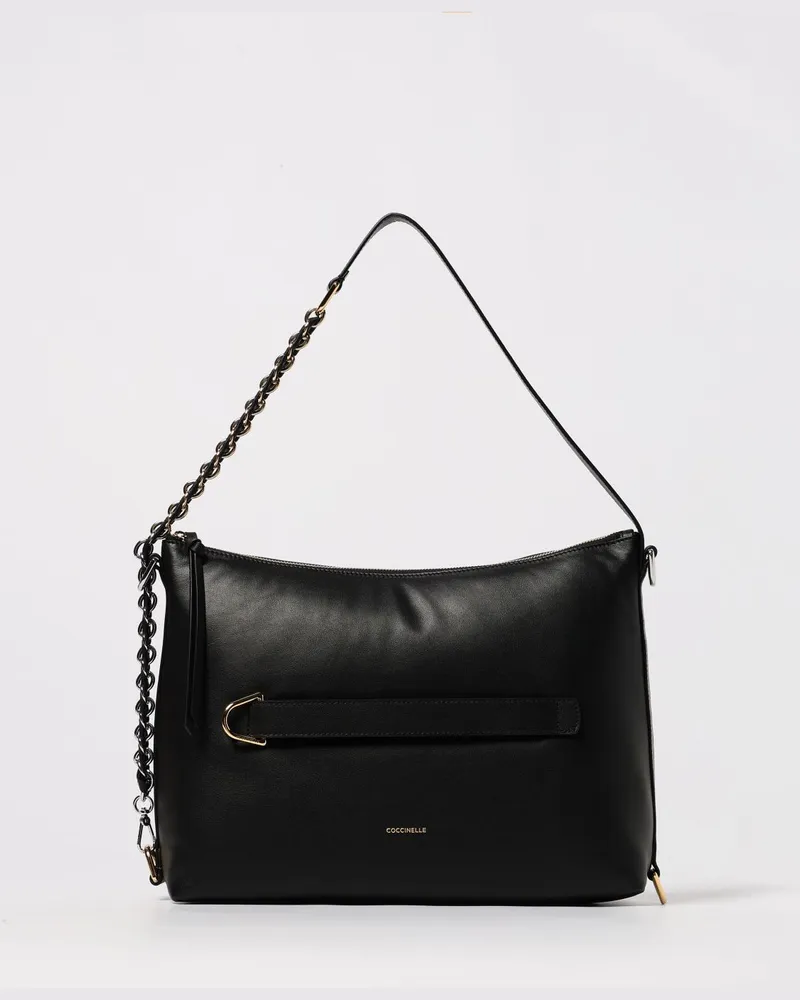 Coccinelle Schultertasche damen Schwarz