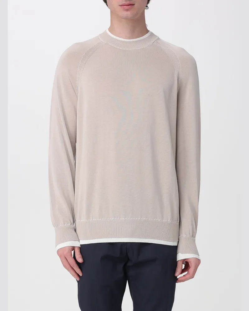Eleventy Pullover herren Sand