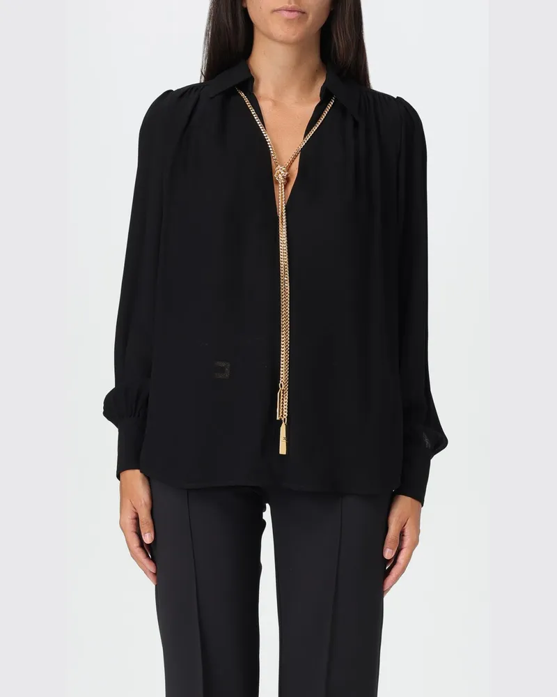 Elisabetta Franchi Hemdbluse damen Schwarz