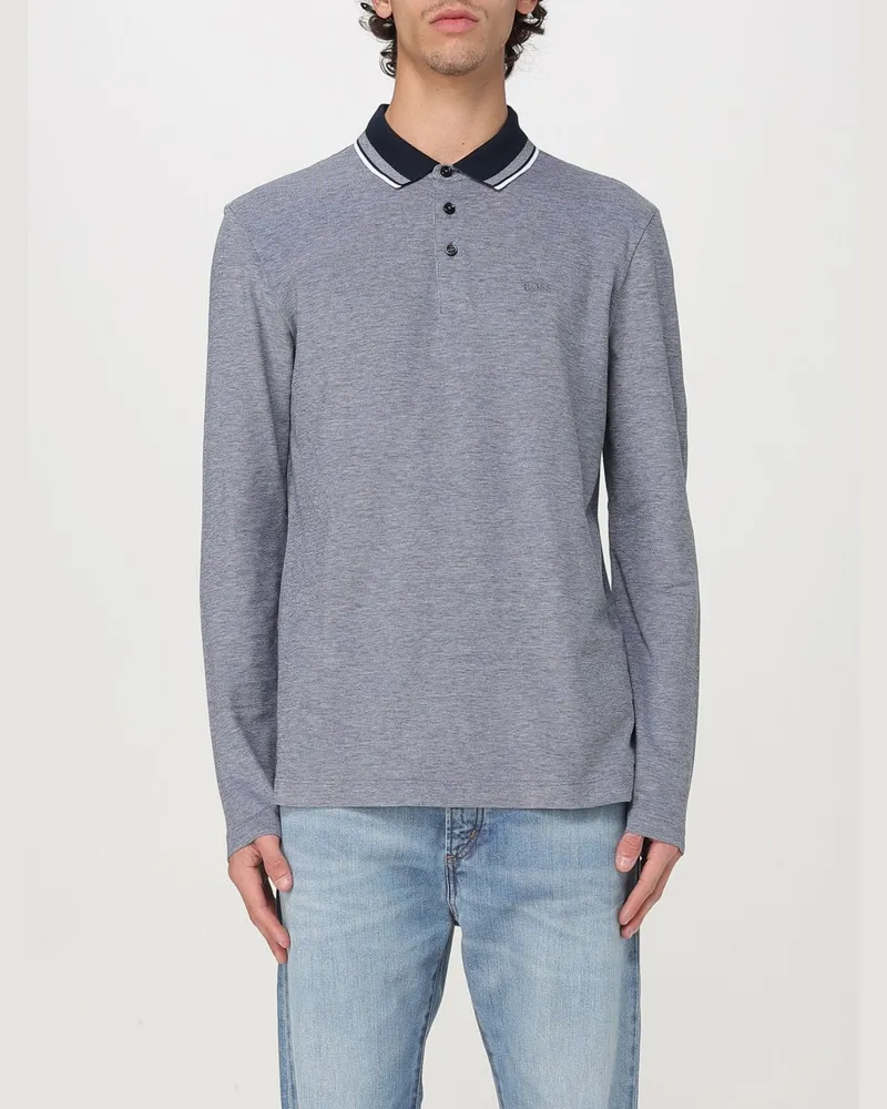 HUGO BOSS Polo herren Blau