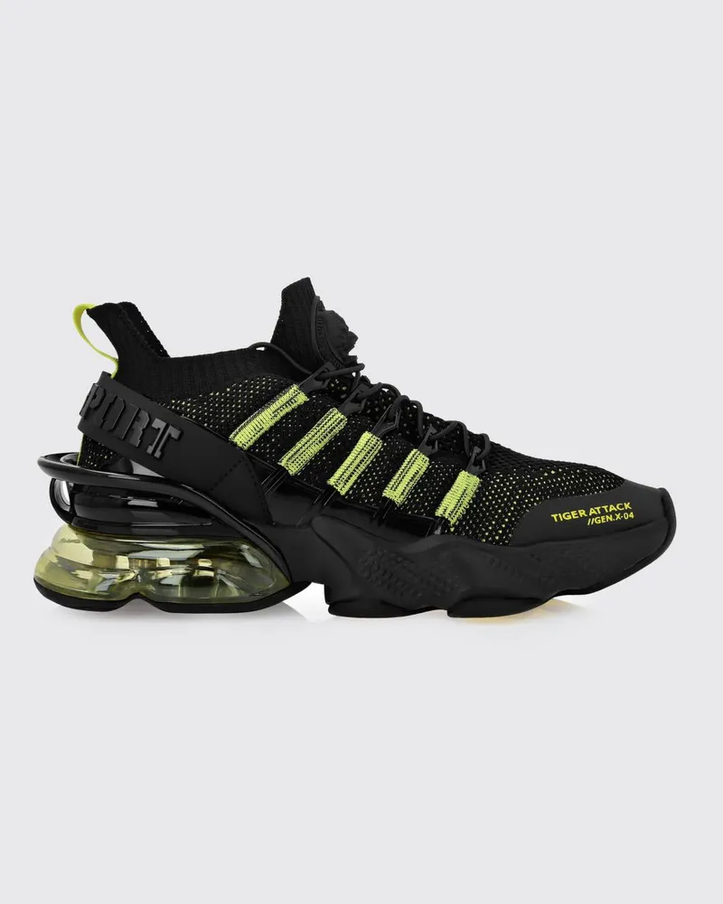 Philipp Plein Sneakers aus Mesh und Gummi Schwarz