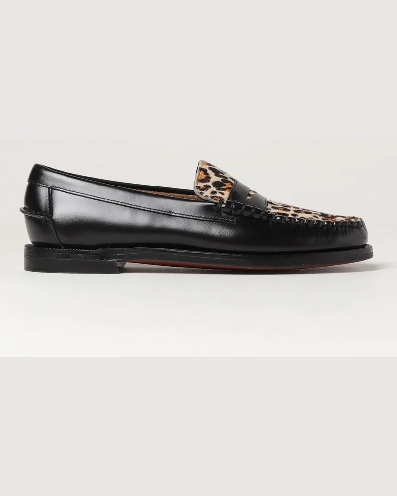 Sebago Mokassins Schwarz