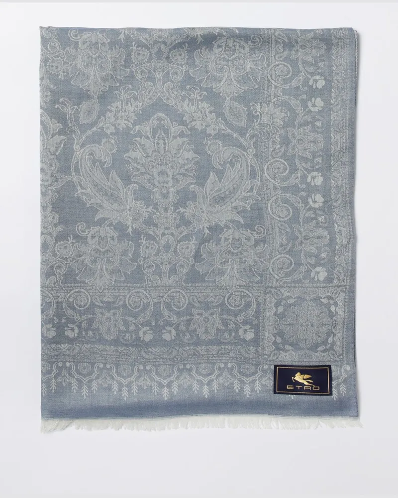 Etro Schal herren Hellblau