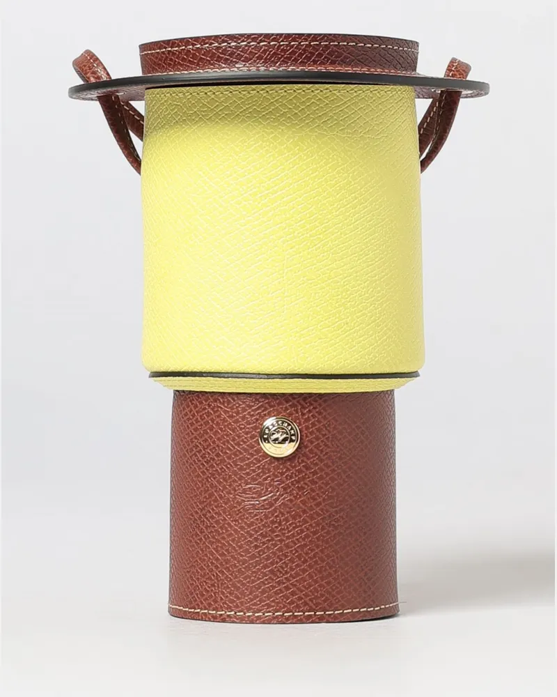 Longchamp Épure zweifarbiger Flaschenhalter mit Umhängeriemen von aus Leder Leder