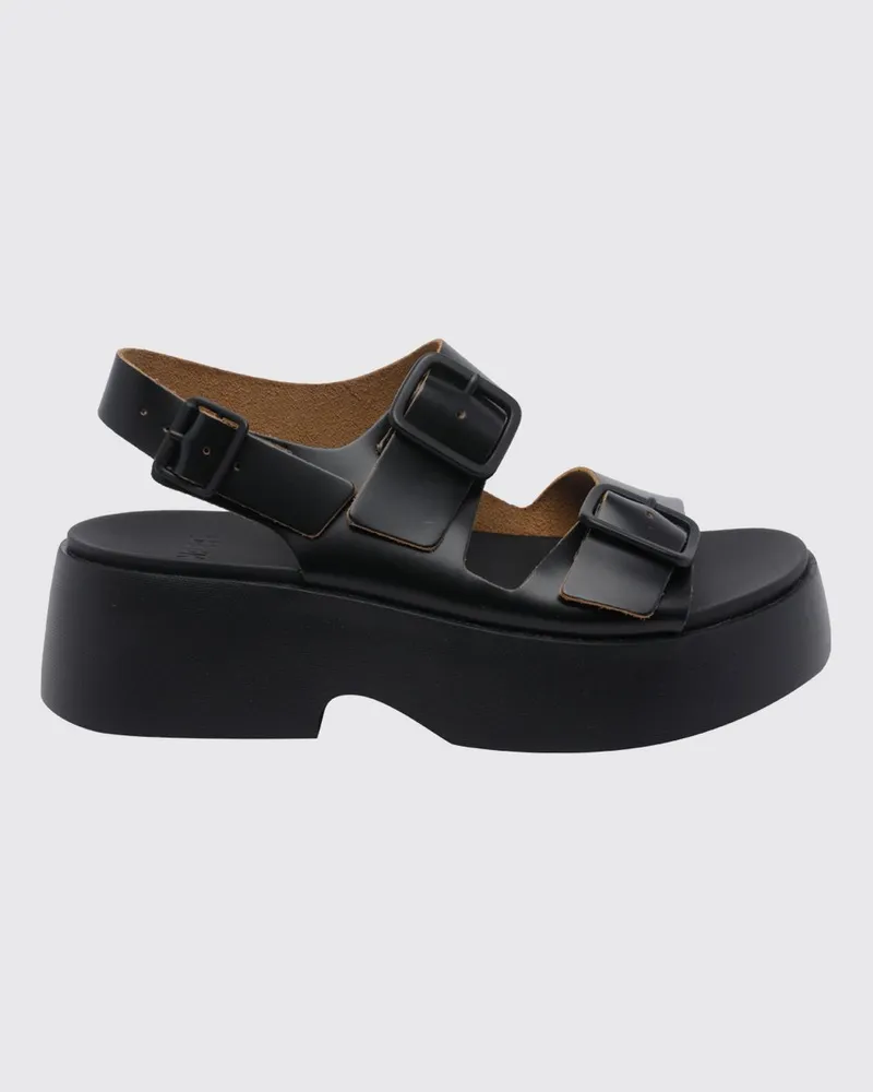 Camper Sandalen mit absatz damen Schwarz