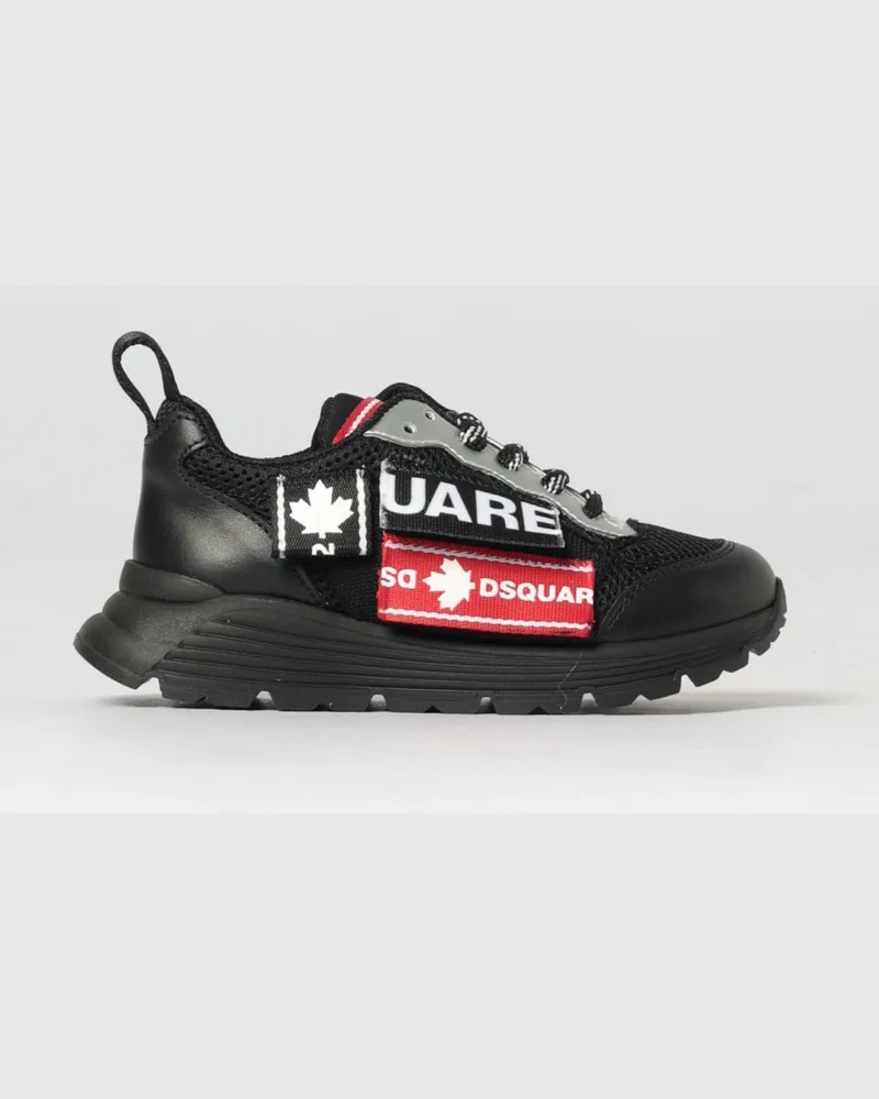Dsquared2 Sneakers aus Mesh und Leder Bunt