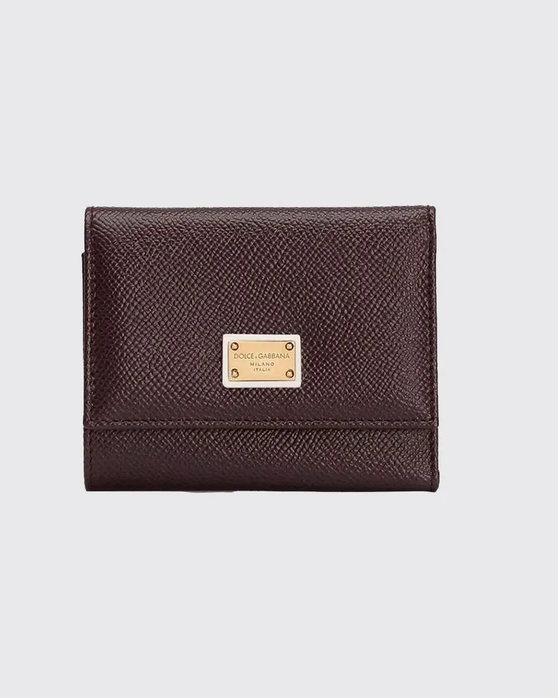 Dolce & Gabbana DOLCE  GABBANA Geldbörse damen Dolce & Gabbana Weinrot