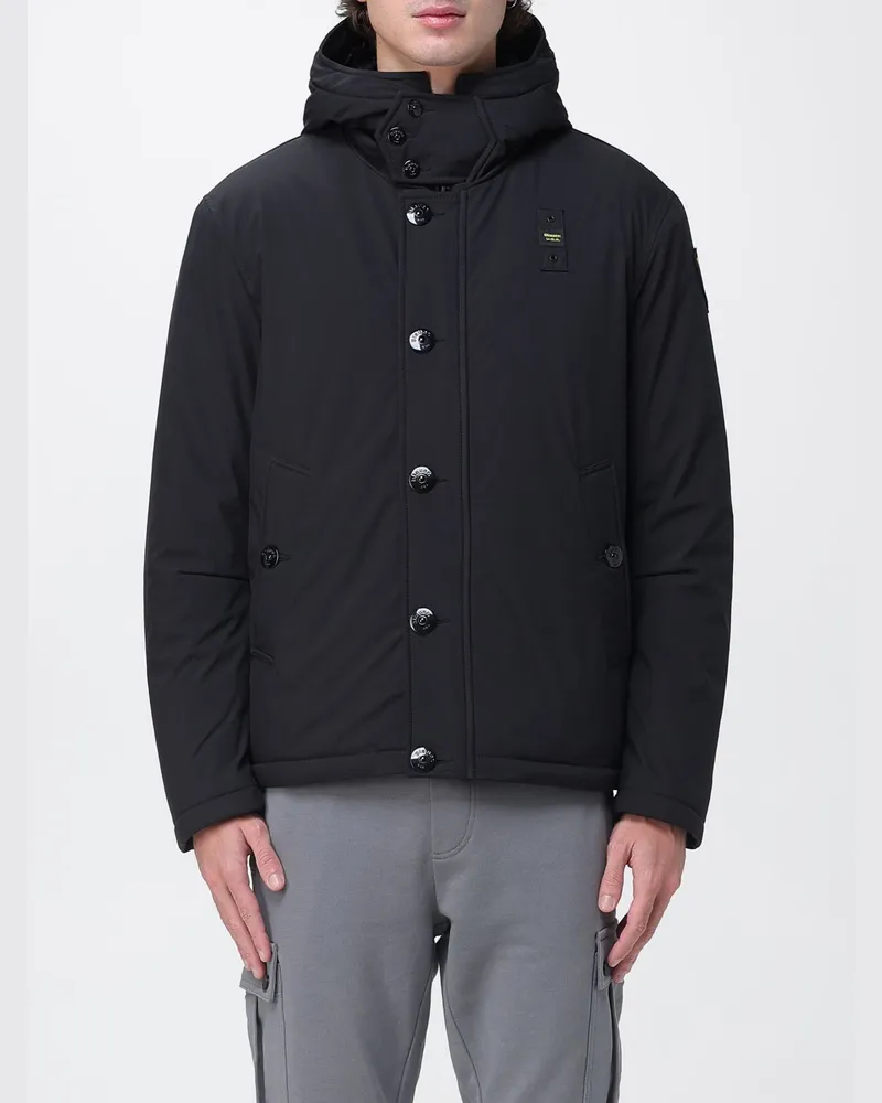 Blauer Jacke herren Schwarz