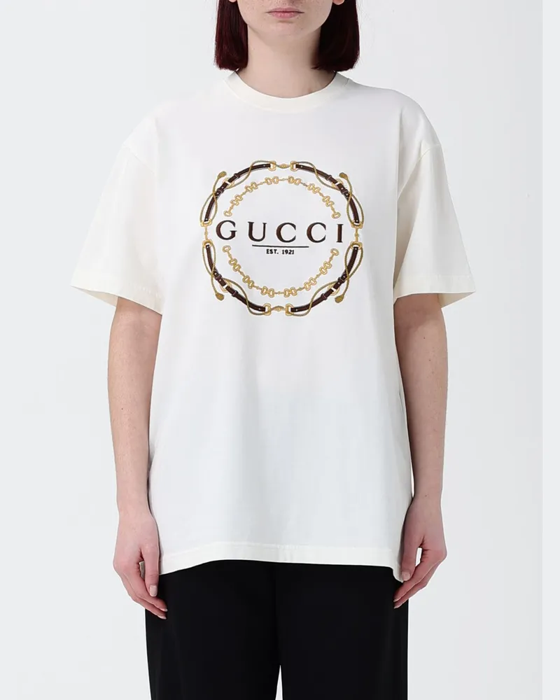 Gucci T-shirt damen Milch