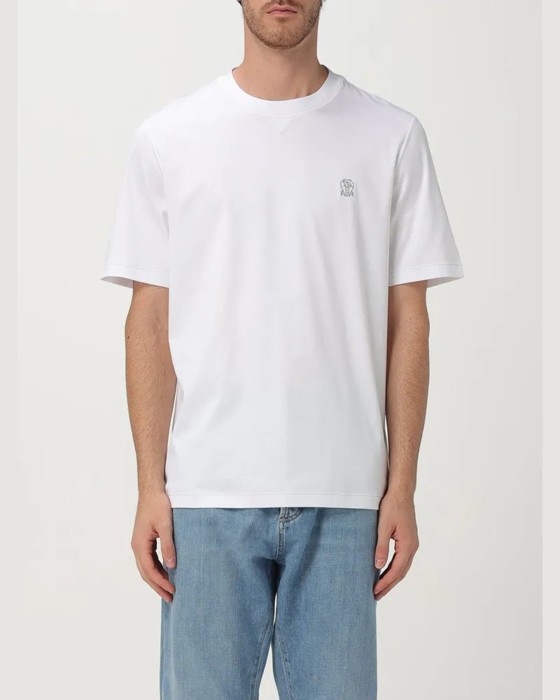 Brunello Cucinelli Polo herren Weiß