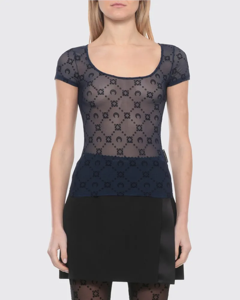 Marine Serre T-shirt damen Blau