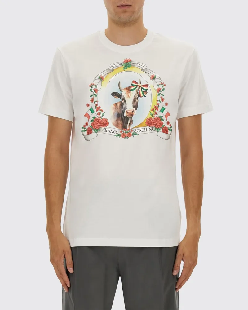 Moschino T-shirt herren Weiß