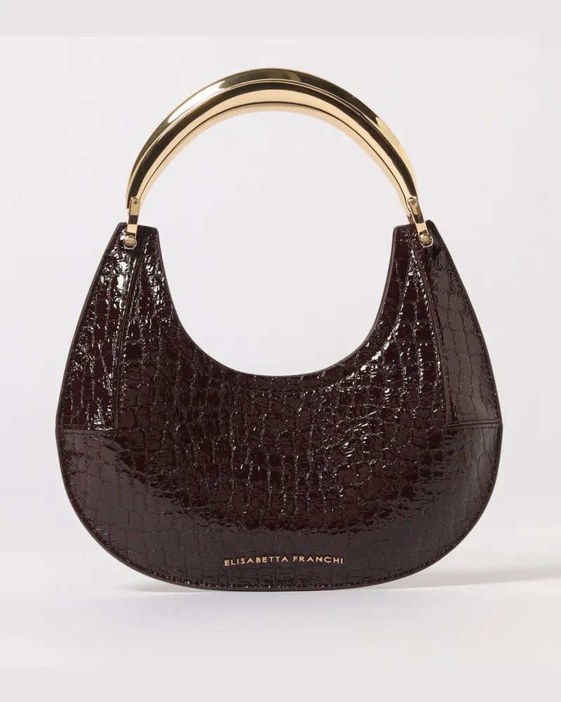 Elisabetta Franchi Schultertasche damen Weinrot