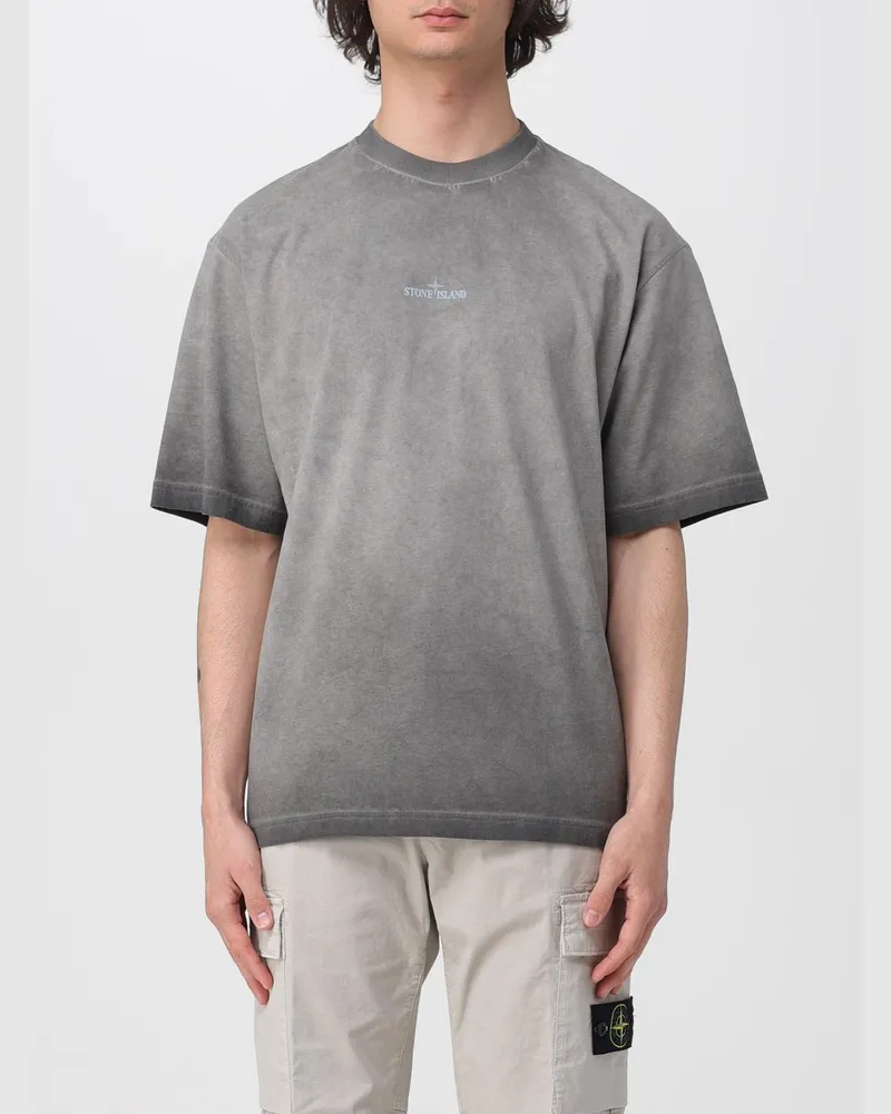 Stone Island T-shirt herren Schwarz