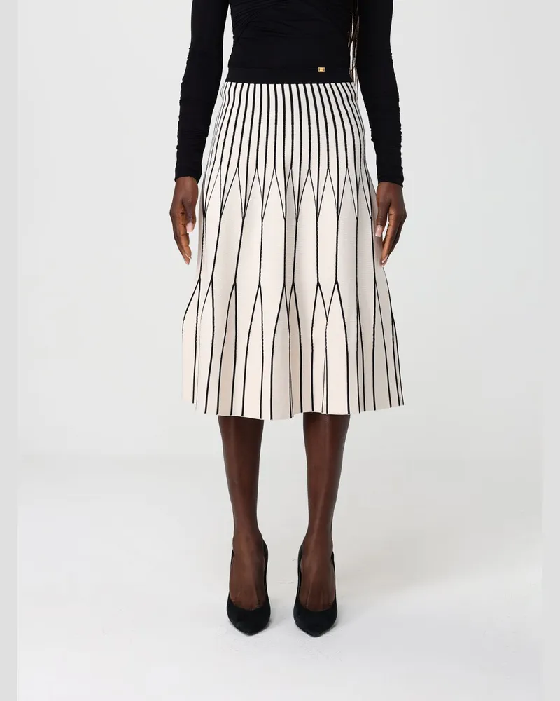 Elisabetta Franchi Rock damen Weiß