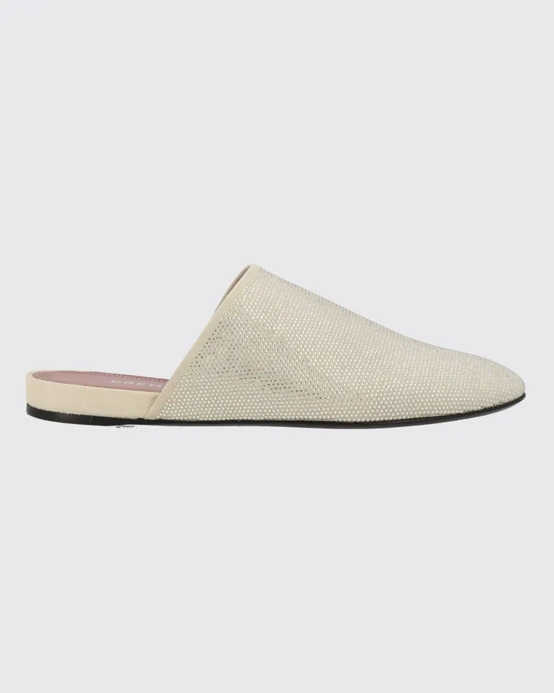 Premiata Mules aus Wildleder mit Strasssteinen Beige