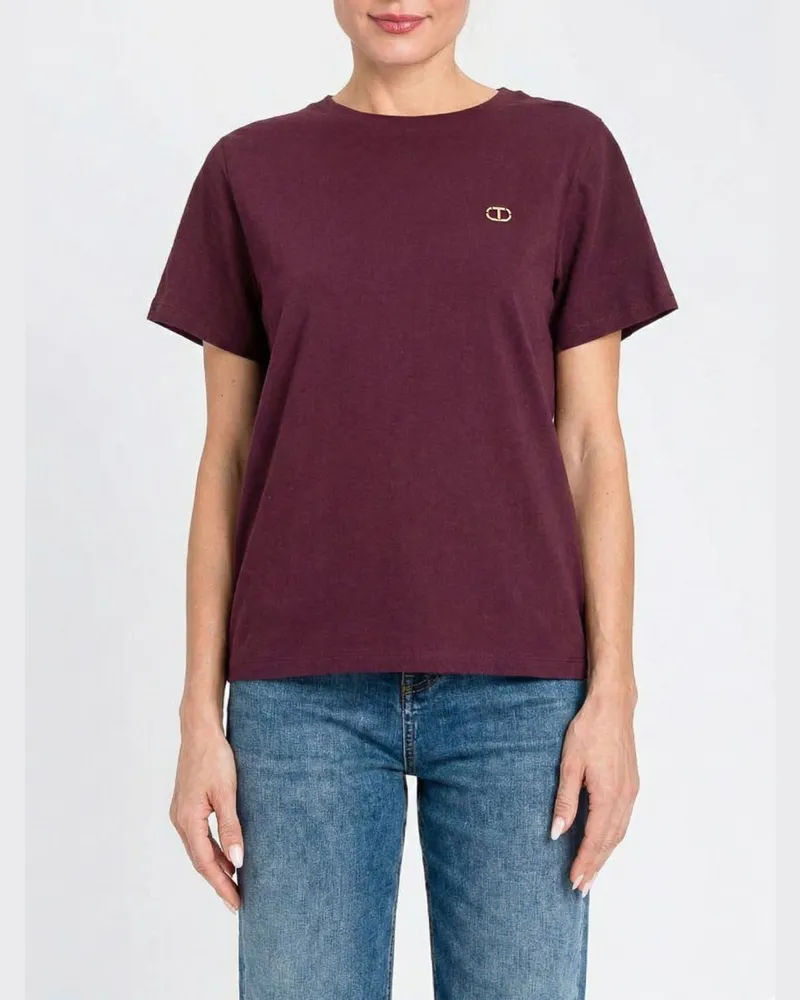 Twin-Set T-shirt damen Weinrot