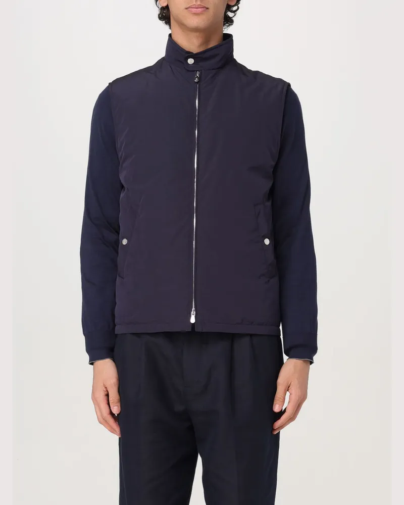 Brunello Cucinelli Weste herren Blau