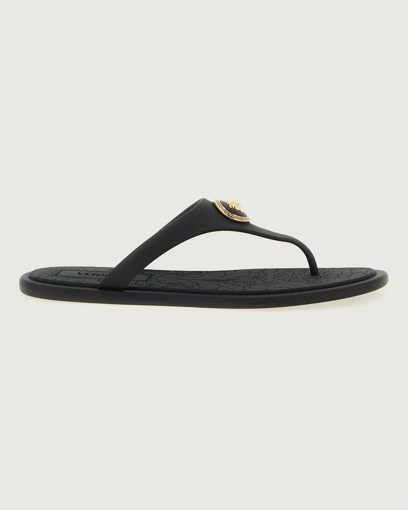 Versace Flache sandalen damen Schwarz
