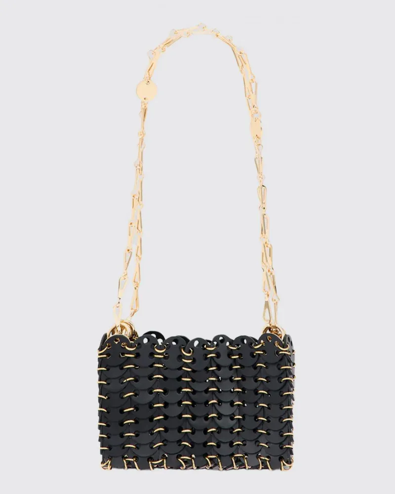 Paco Rabanne Schultertasche damen Schwarz