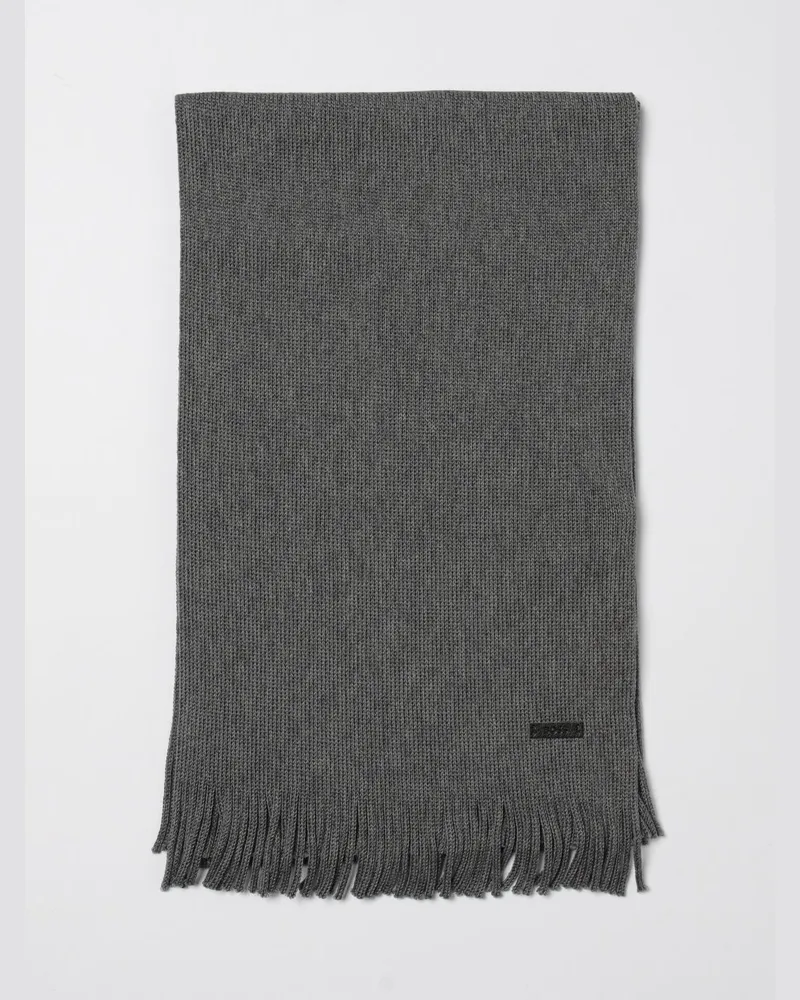 HUGO BOSS Schal herren Grau