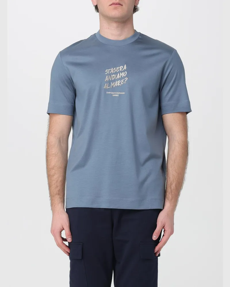 Emporio Armani T-shirt herren Blau