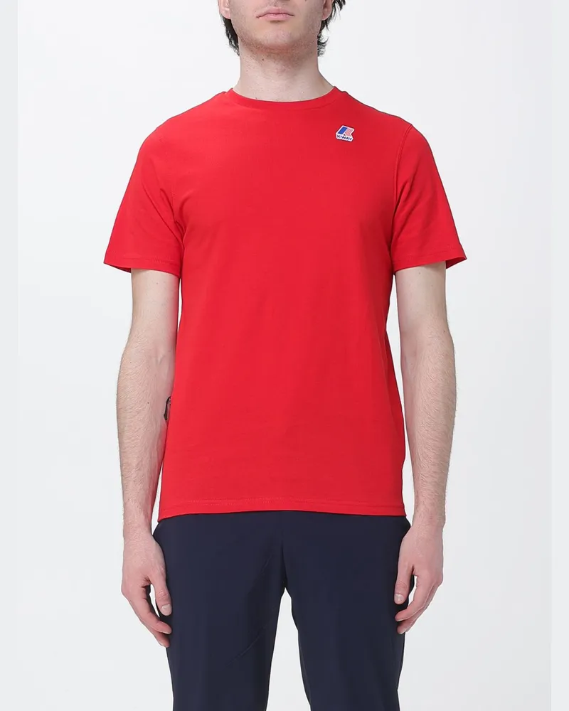 K-Way T-shirt herren Rot