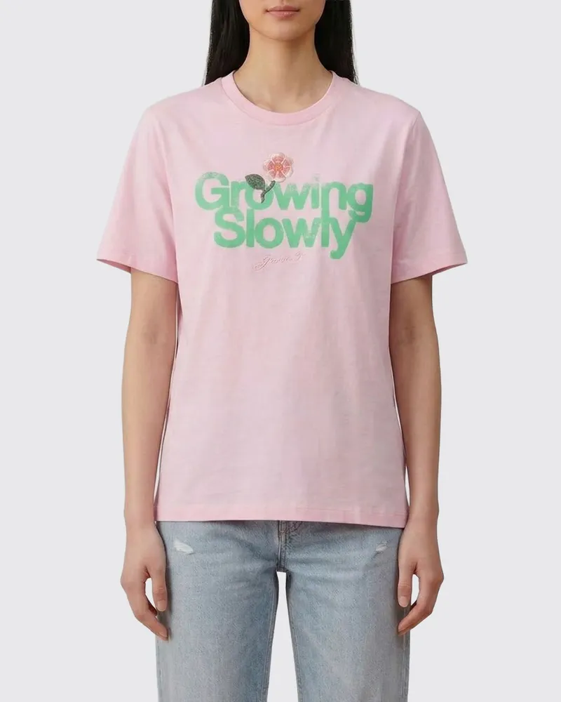 Ganni T-shirt damen Pink