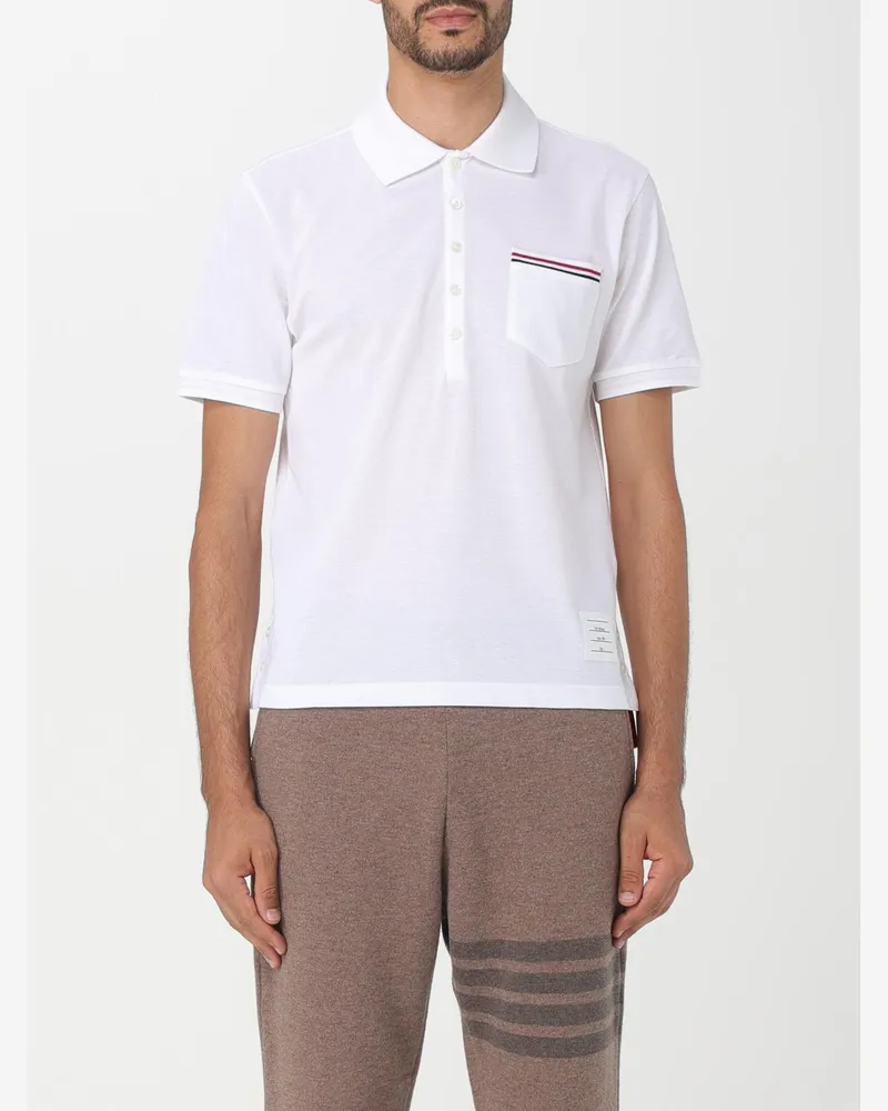 Thom Browne Polo herren Weiß