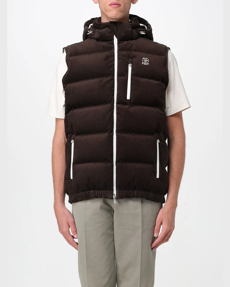 Brunello Cucinelli Weste herren Braun