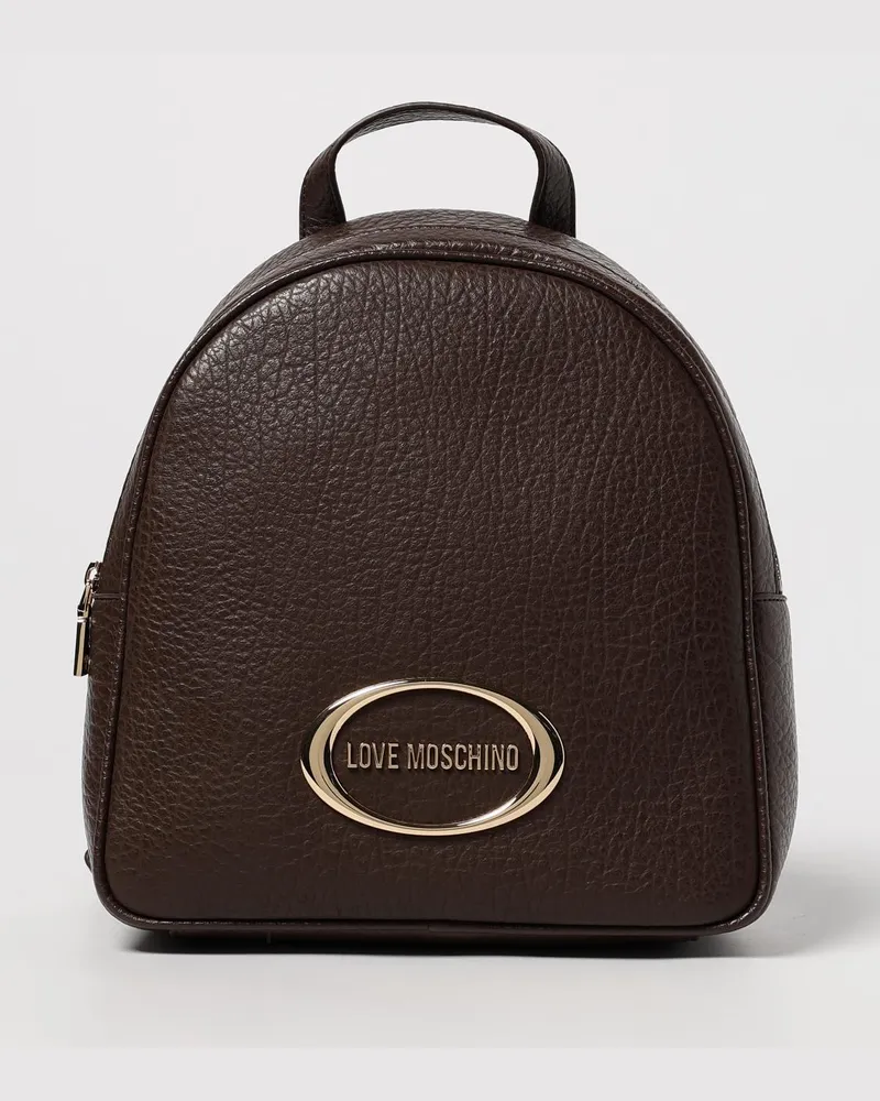 Moschino Rucksack damen Braun