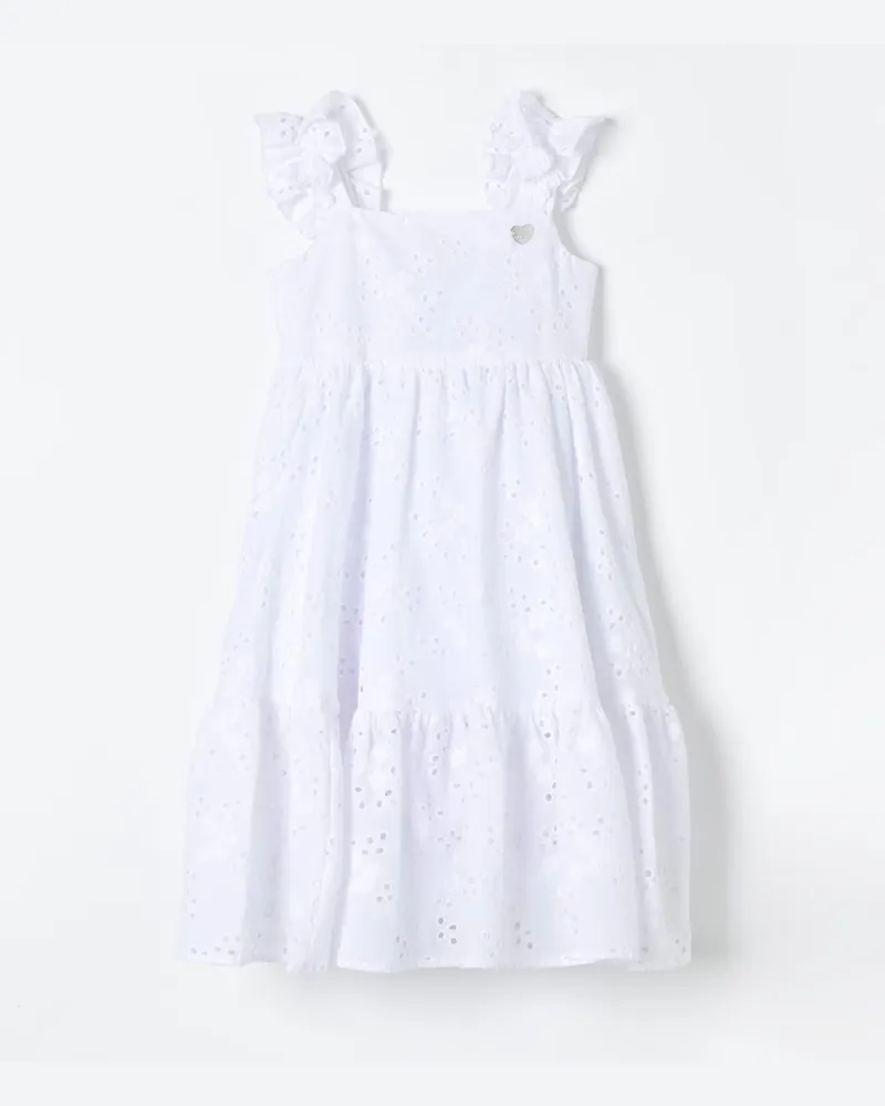 Monnalisa Kleid kinder Weiß