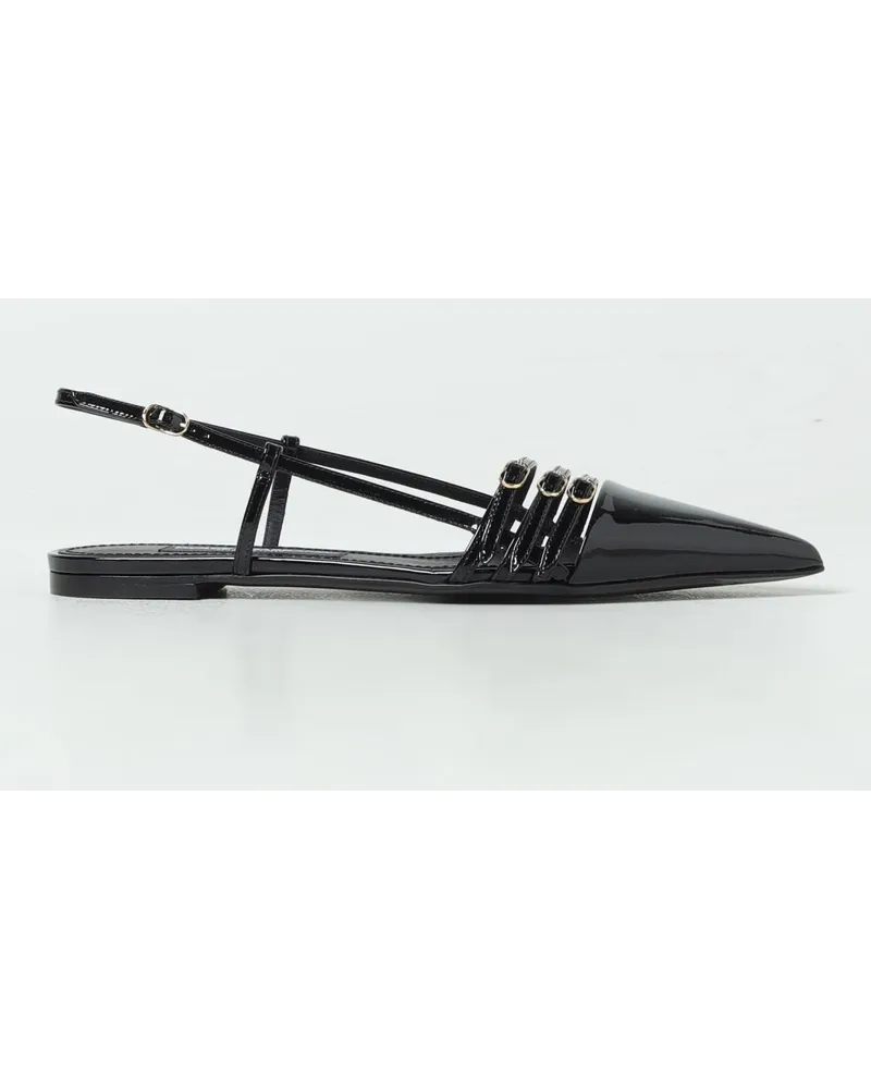 Dolce & Gabbana Flache sandalen damen Dolce & Gabbana Schwarz